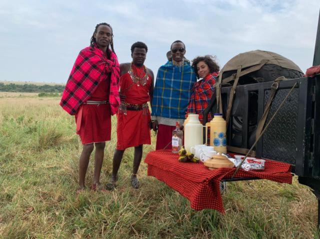 Maasai homestay camping Sekenani Bagian luar foto