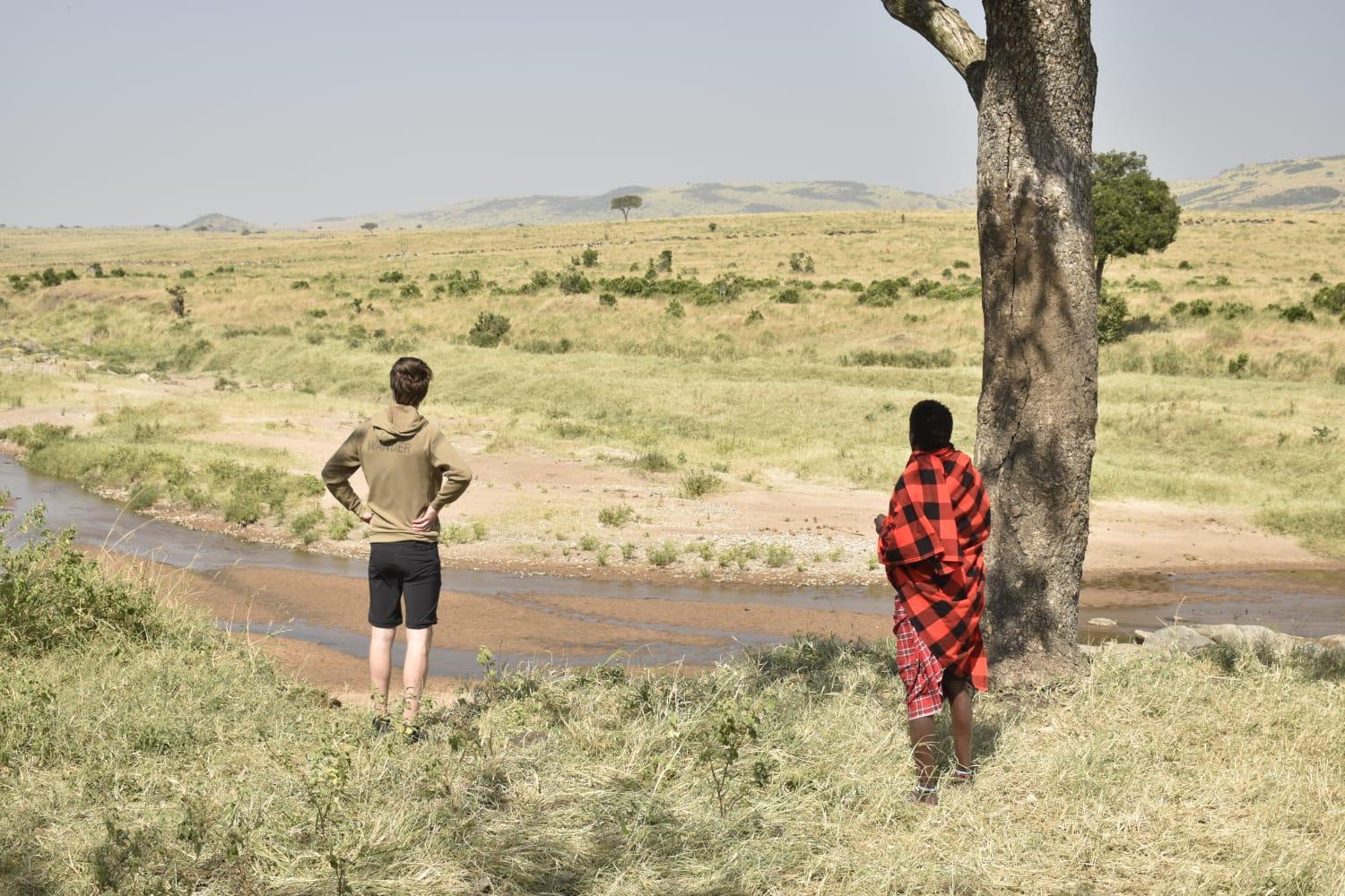 Maasai homestay camping Sekenani Bagian luar foto